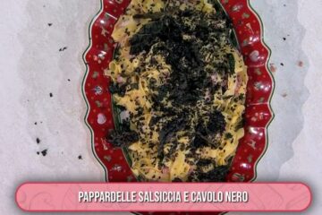 pappardelle salsiccia e cavolo nero di Federico Fusca