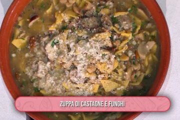 zuppa di castagne e funghi di Daniele Persegani