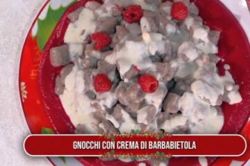 gnocchi con crema di barbabietola di Barbara De Nigris