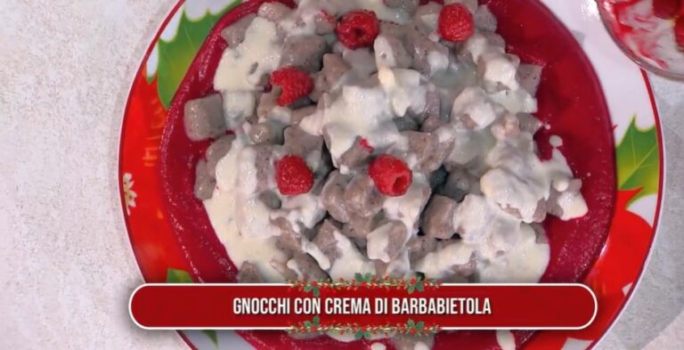 gnocchi con crema di barbabietola di Barbara De Nigris