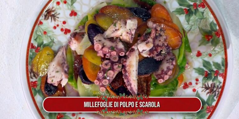 millefoglie di polpo e scarola di Mauro Improta