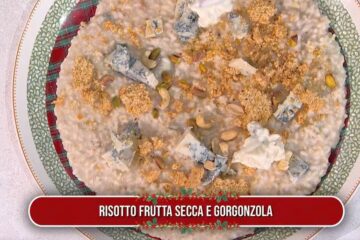 risotto frutta secca e gorgonzola di Sergio Barzetti