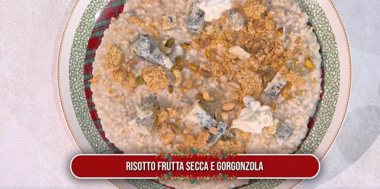 risotto frutta secca e gorgonzola di Sergio Barzetti