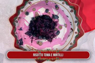 risotto toma e mirtilli di Sergio Barzetti