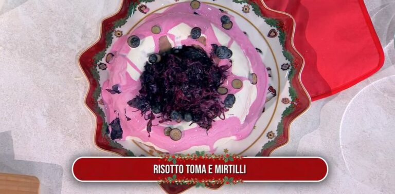 risotto toma e mirtilli di Sergio Barzetti