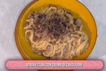 spaghettoni con crema di cavolfiore di Federico Fusca