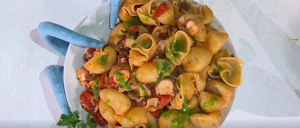 conchiglioni con ragù di polpo di Andrea Mainardi