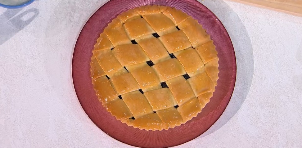 crostata all'olio con ripieno all'arancia di Natalia Cattelani