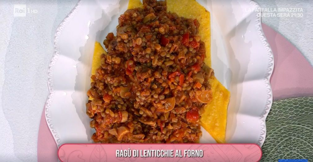 ragù di lenticchie al forno di Daniele Persegani