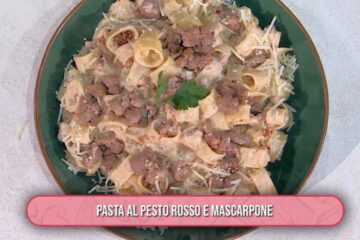 pasta al pesto rosso e mascarpone di Andrea Mainardi