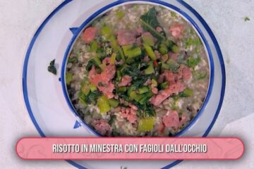 risotto in minestra con fagioli di Sergio Barzetti