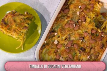 timballo di bucatini vegetariano di Fabio Potenzano