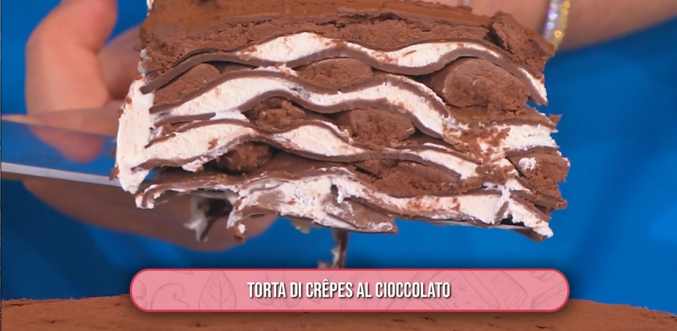 torta di crepes al cioccolato di Daniele Persegani