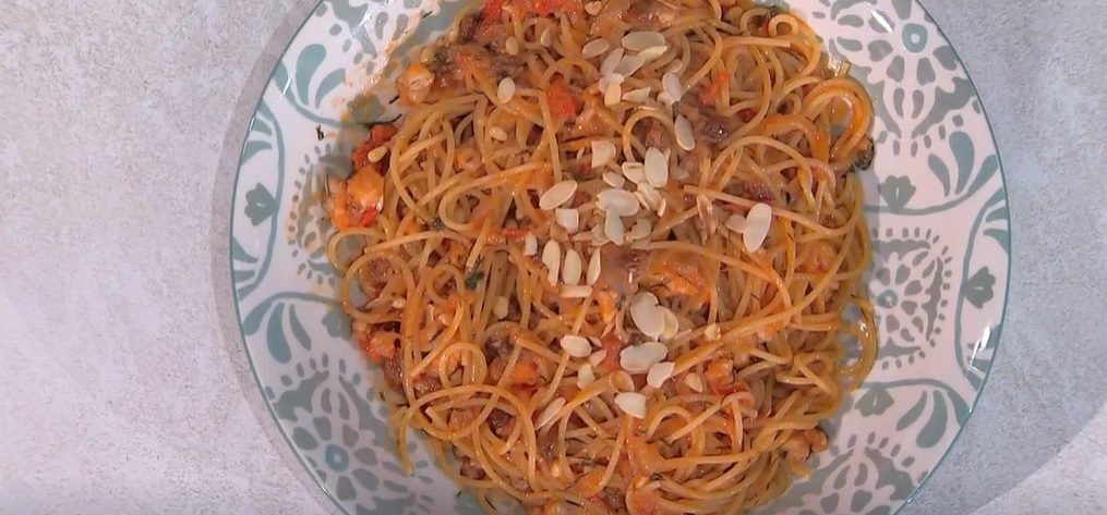 spaghetti al ragù di triglie di Giusina Battaglia