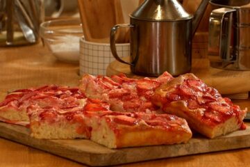 focaccia alle fragole