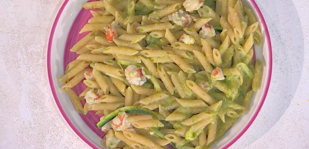 pasta zucchine gamberi e limone di Giusina Battaglia