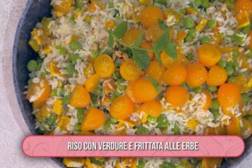 riso con verdure e frittata alle erbe di Sergio Barzetti