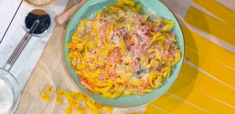 strichetti con prosciutto e carote di Alessandra Spisni