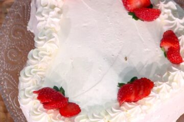 torta panna e fragole di Daniele Persegani