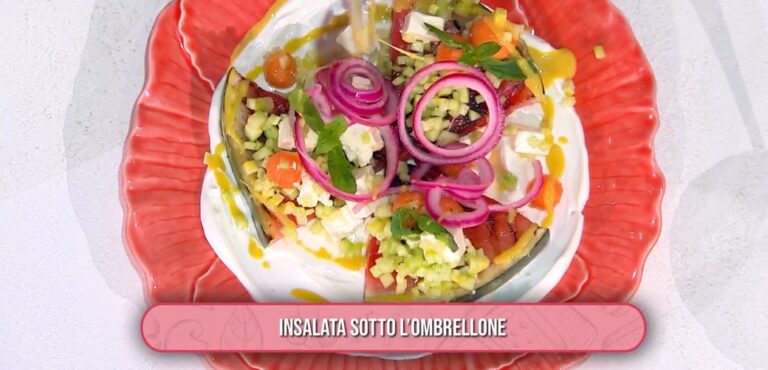 insalata sotto l'ombrellone di zia Cri