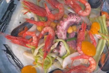 insalata di mare a modo mio di Salvatore Giugliano