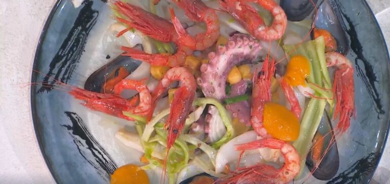 insalata di mare a modo mio di Salvatore Giugliano