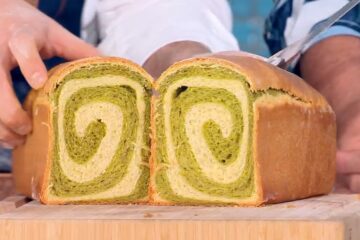 pan brioche al tè matcha di Fulvio Marino