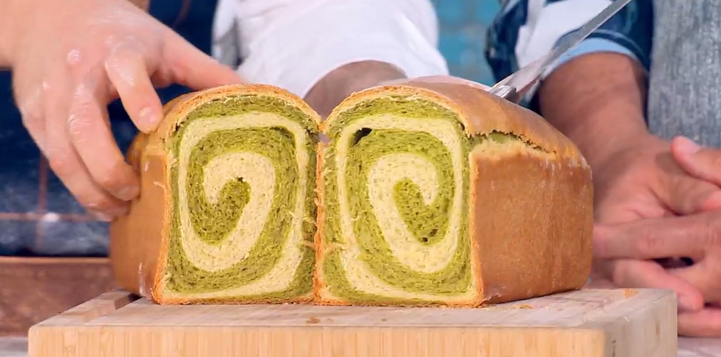 pan brioche al tè matcha di Fulvio Marino