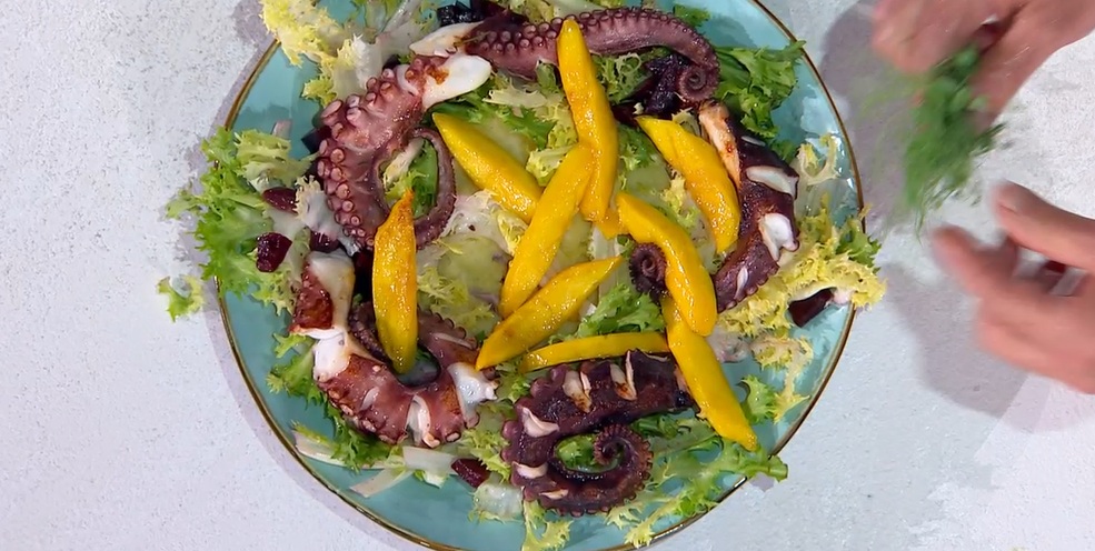 insalata di polpo di Mauro e Mattia Improta
