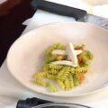 fusilli con pesto di rucola mozzarella e pomodori arrostiti di Andrea Palmieri