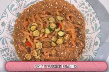 busiate zucchine e gamberi di Fabio Potenzano