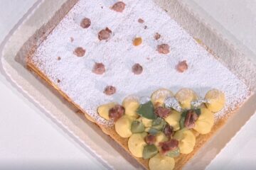 millefoglie pistacchio e nocciole di Chloe Facchini