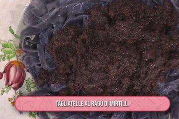 tagliatelle al ragù di mirtilli di Enrico Croatti