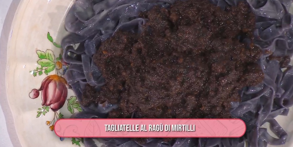 tagliatelle al ragù di mirtilli di Enrico Croatti