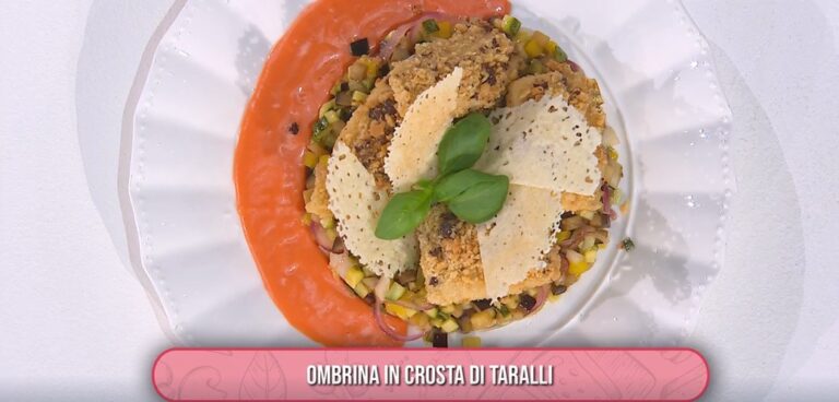 ombrina in crosta di taralli di Gian Piero Fava