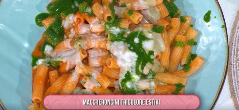 maccheroncini tricolore estivi di Michele Farru