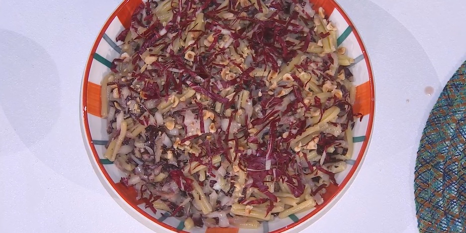casarecce zola radicchio e nocciole di zia Cri