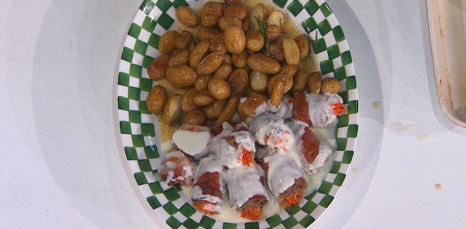 rotolini di carne speck e carote di Barbara De Nigris