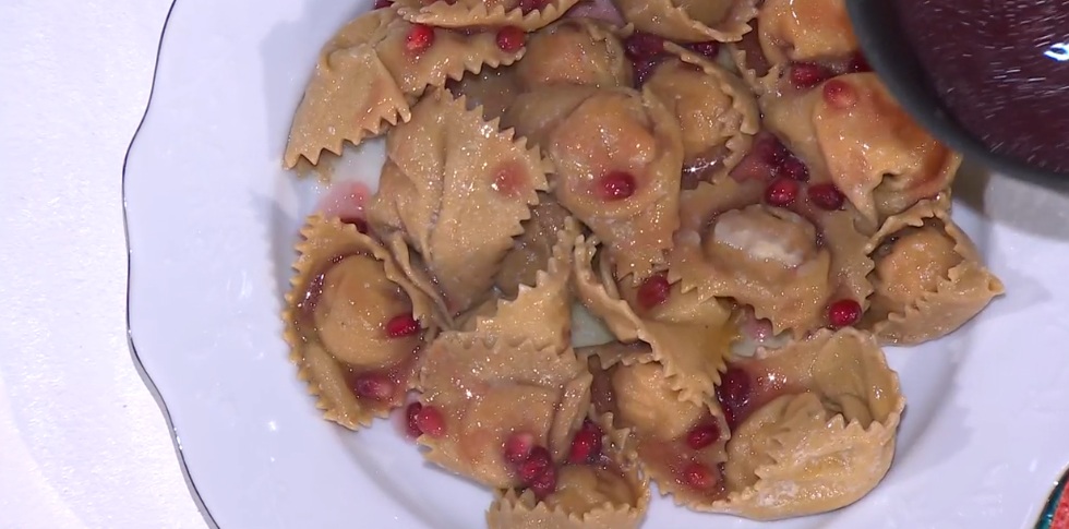 cappellacci con salsa alla melagrana di Daniele Persegani