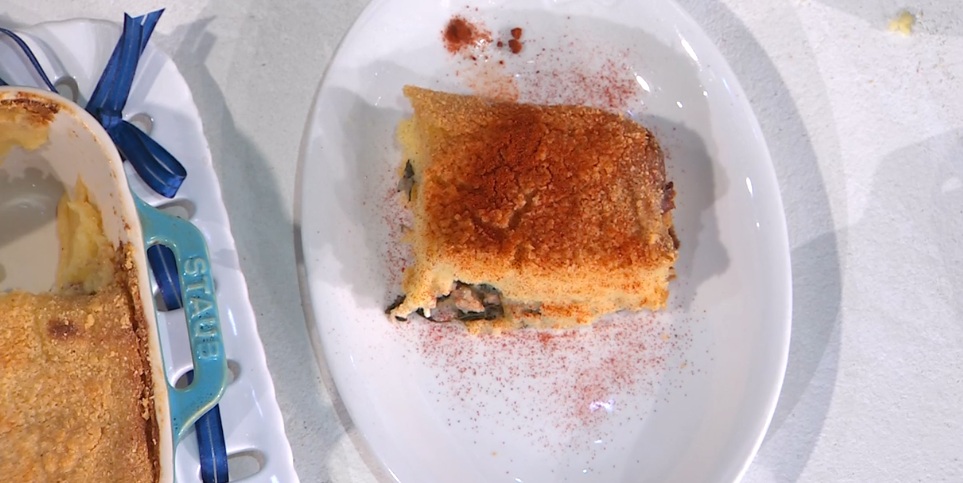 gattò di patate salsiccia e friarielli di Salvatore Giugliano