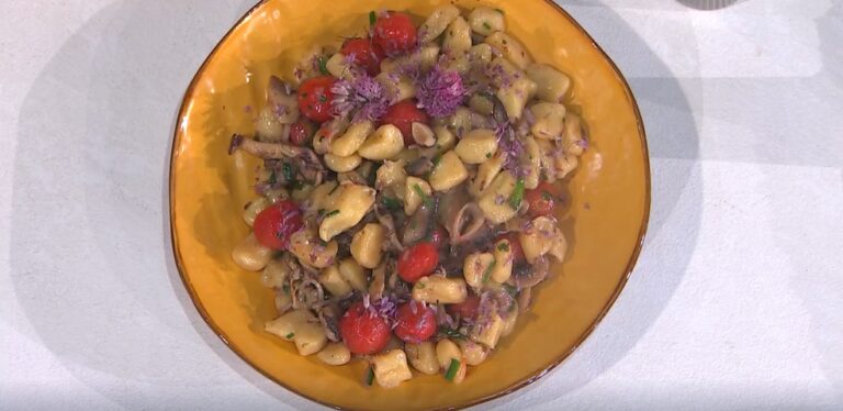 gnocchi con funghi e pomodorini di Cristian Bertol