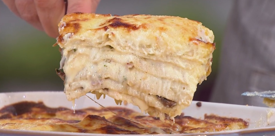 lasagna alla mornay e funghi di Daniele Persegani