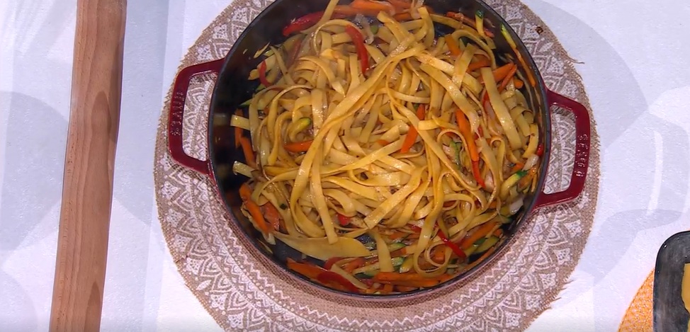 pasta alla piastra con verdure di Davide Nanni