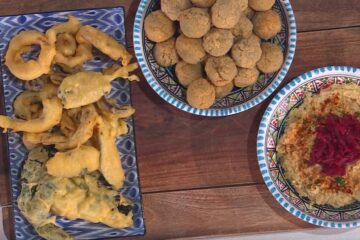 polpette di lenticchie e tempura di Gian Piero Fava