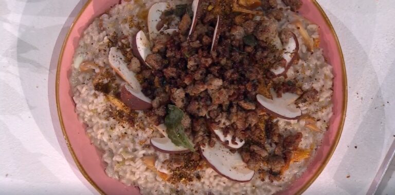 risotto salsiccia e funghi di Sergio Barzetti