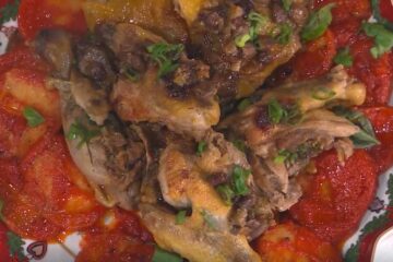 faraona con patate alla ghiotta di Chloe Facchini