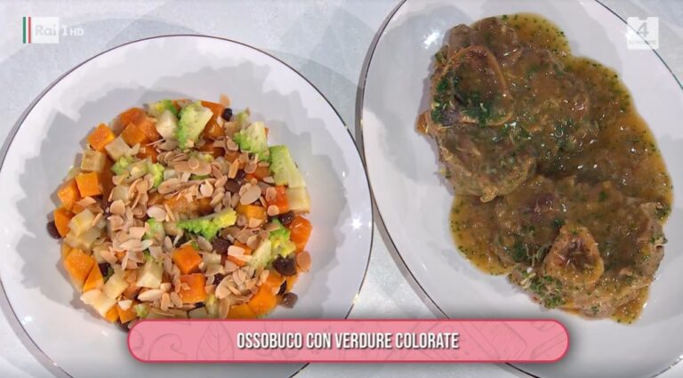ossobuco con verdure tricolore di Gian Piero Fava
