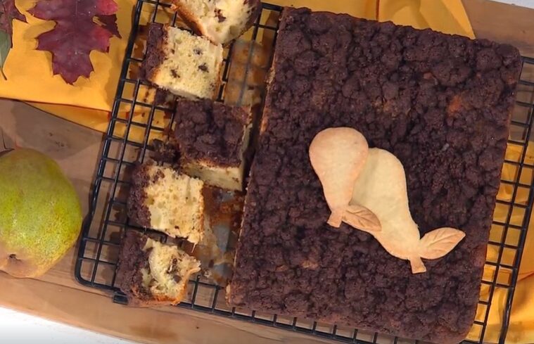 torta pere e cacao di Natalia Cattelani