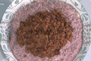 risotto al vino e salsiccia di Sergio Barzetti