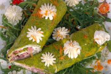 rotolo verde salmone e robiola di Barbara Agosti